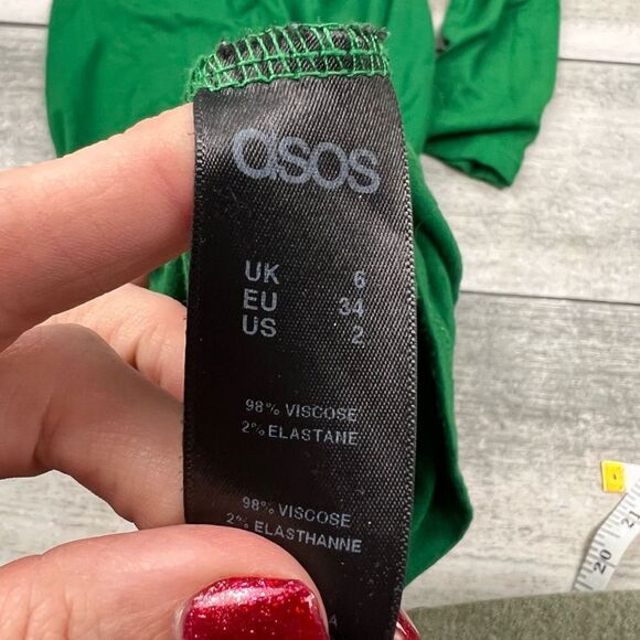 ASOS cut out shoulder midi bodycon dress - Picture 4 of 6